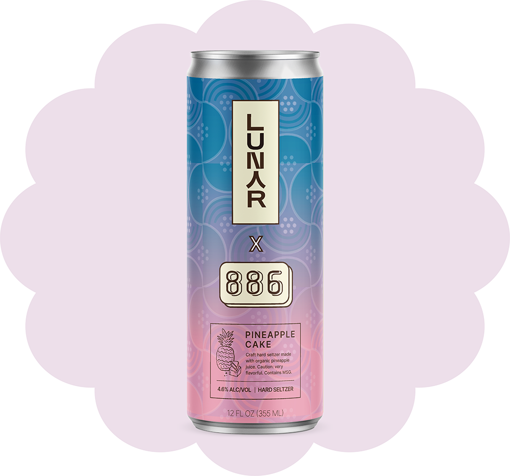 LUNAR X 886 | PINEAPPLE CAKE HARD SELTZER