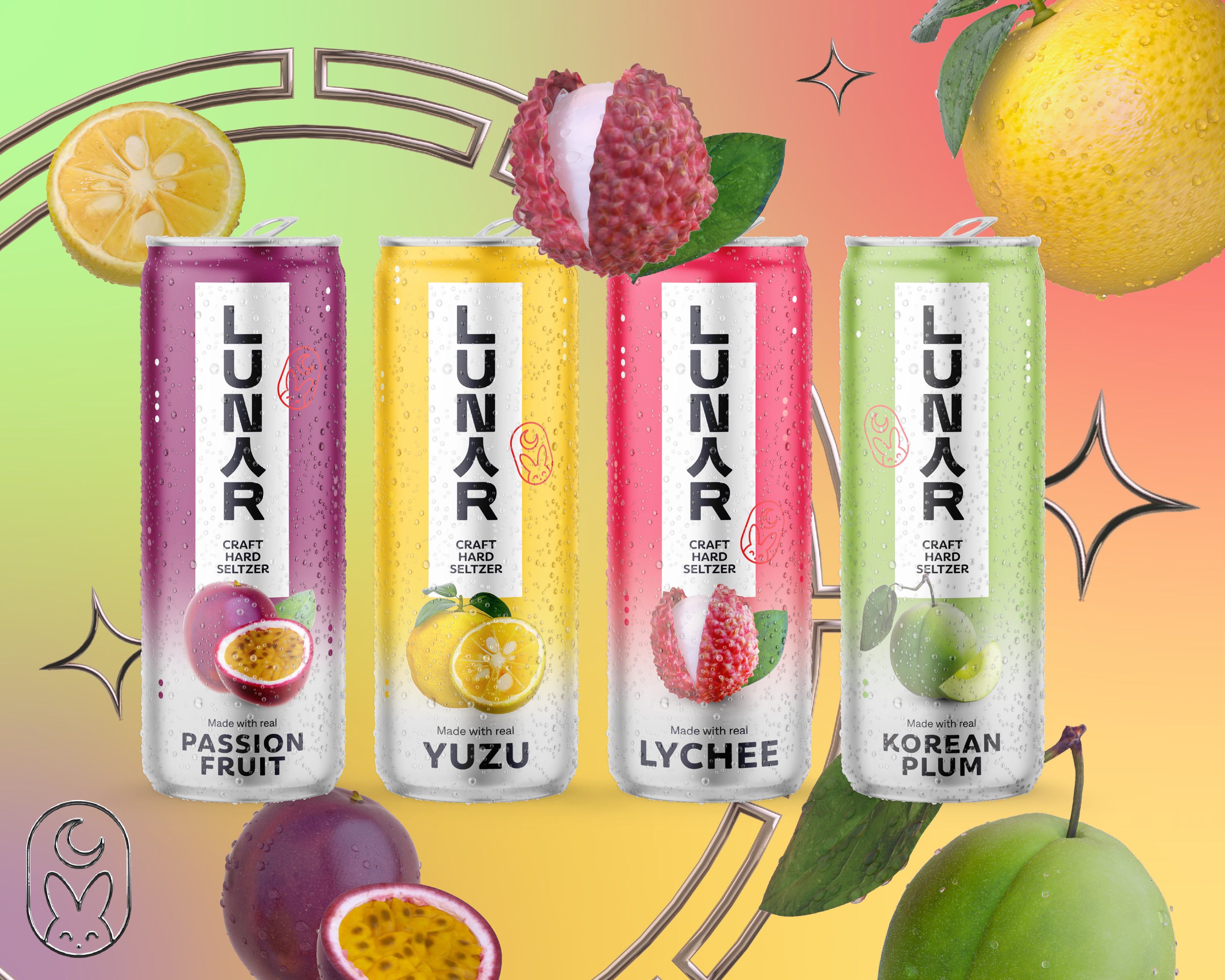 Award-winning Asian Hard Seltzer | Yuzu, Lychee, Plum, Passion Fruit
